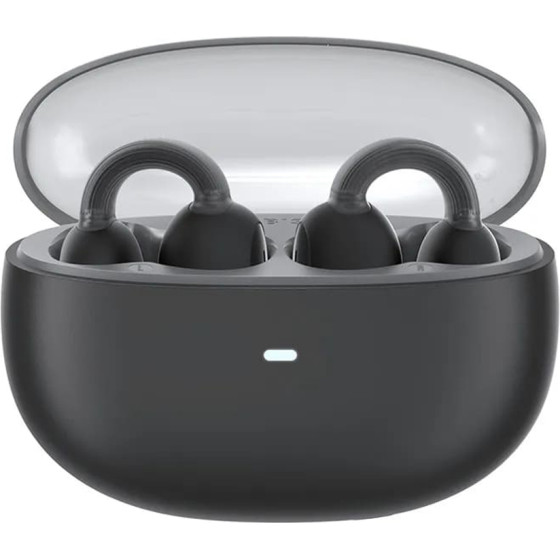 Baseus - Wireless Earbuds Airgo 1 Ring - Bluetooth 5.3, TWS, Open-Ear Clip Design - Cluster Black - (A00069201113-00)