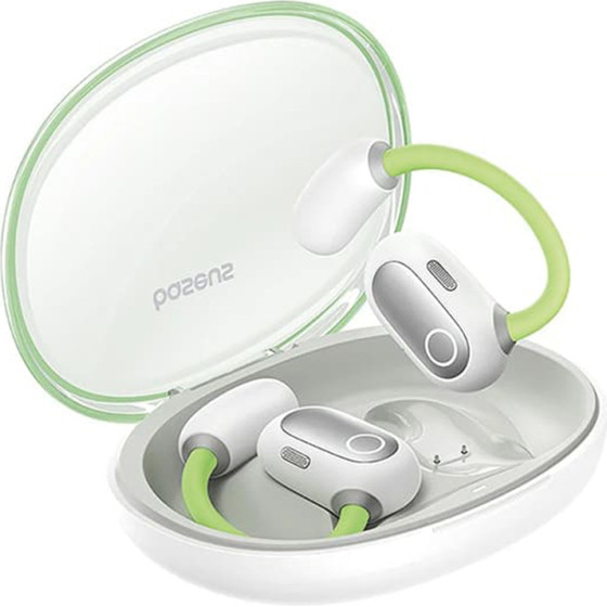Baseus - Wireless Earbuds PM20A - Open-Ear, True Wireless, Bluetooth 5.3 - Aurora Green - (A00064400641-00)