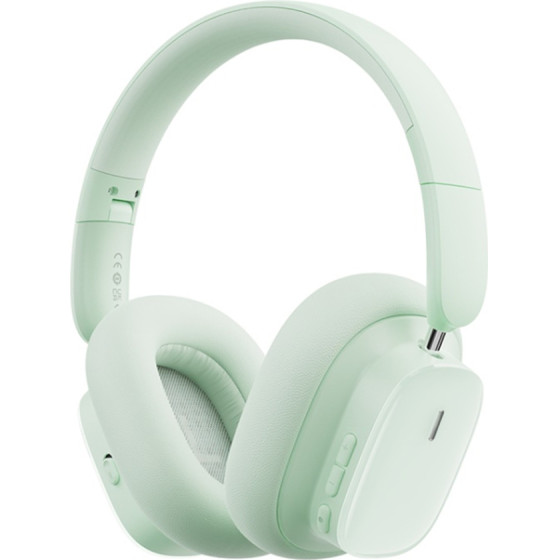 Baseus - Wireless Headphones Bowie H1i - Noise-Cancellation, Bluetooth 5.3 - Natural Green - (A00050402633-00)