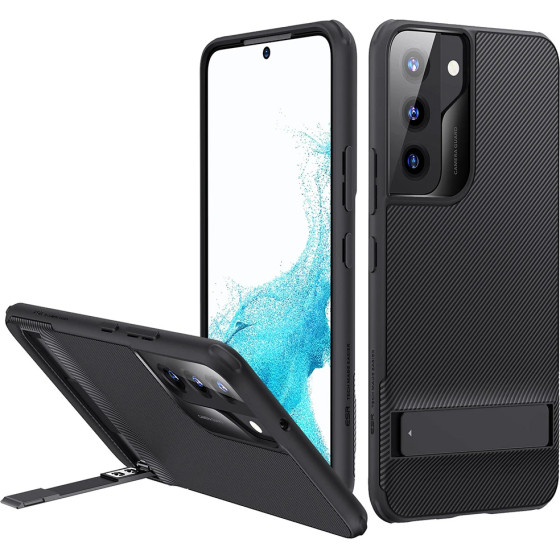 ESR - Air Shield Boost Kickstand - Samsung Galaxy S22 5G - Translucent Black