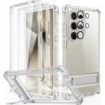 ESR - Armor Tough Kickstand + Screen Protector - Samsung Galaxy S24 Ultra - Clear