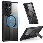 ESR - Boost Flickstand Halolock - Samsung Galaxy S24 Ultra - Clear Black