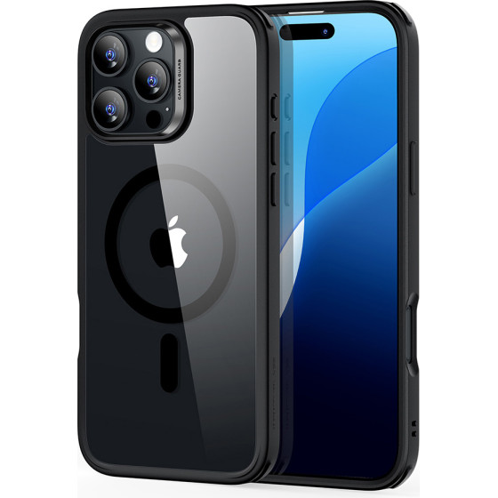 ESR - Classic Hybrid Halolock - Iphone 16 Pro - Clear Black