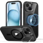 ESR - Classic Hybrid Halolock Kickstand - Iphone 15 - Clear Black