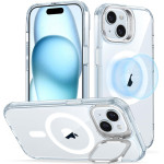 ESR - Classic Hybrid Halolock Kickstand - Iphone 15 Plus - Clear Blue