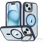 ESR - Classic Hybrid Halolock Kickstand - Iphone 15 Plus - Clear Dark Blue