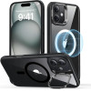 ESR - Classic Hybrid Halolock Kickstand - Iphone 16 - Clear Black