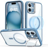 ESR - Classic Hybrid Halolock Kickstand - Iphone 16 - Clear Blue