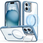 ESR - Classic Hybrid Halolock Kickstand - Iphone 16 - Clear Blue