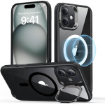 ESR - Classic Hybrid Halolock Kickstand - Iphone 16 Plus - Clear Black