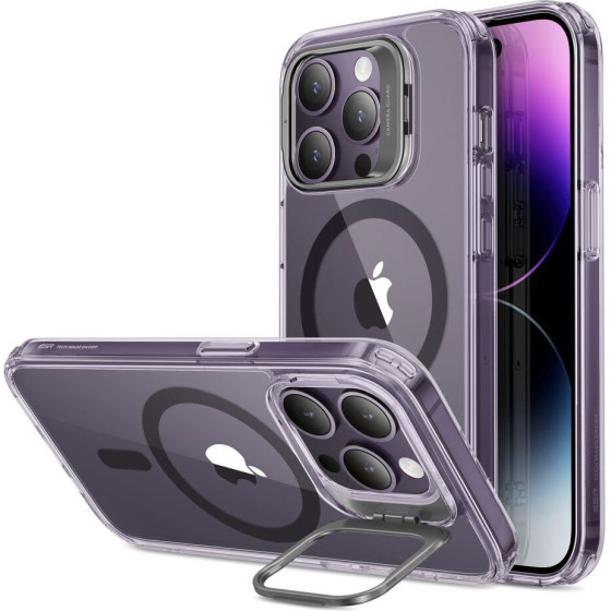 ESR - Classic Kickstand Halolock - Iphone 14 Pro - Clear Purple