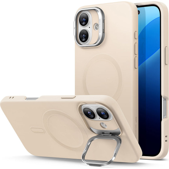 ESR - Cloud Soft Halolock Kickstand - Iphone 16 Plus - Light Tan