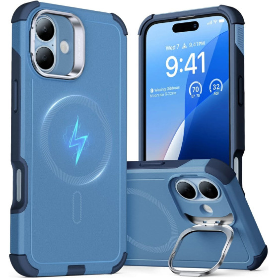 ESR - Cyber Armor Kickstand - Iphone 16 - Blue