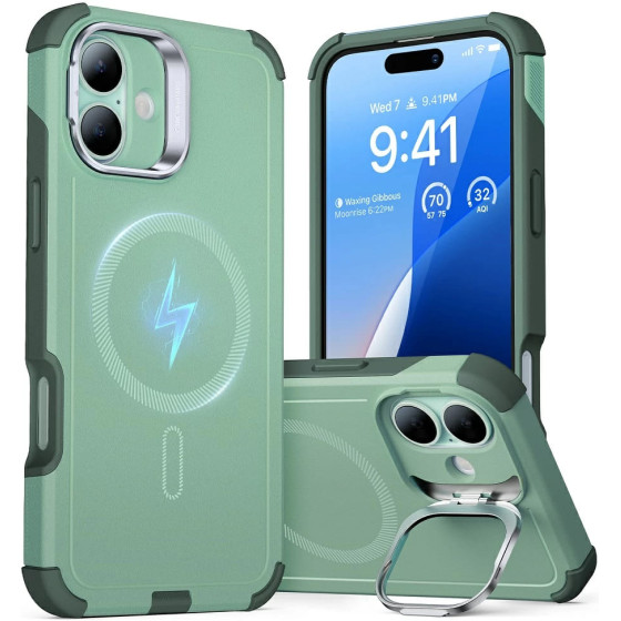ESR - Cyber Armor Kickstand - Iphone 16 - Green