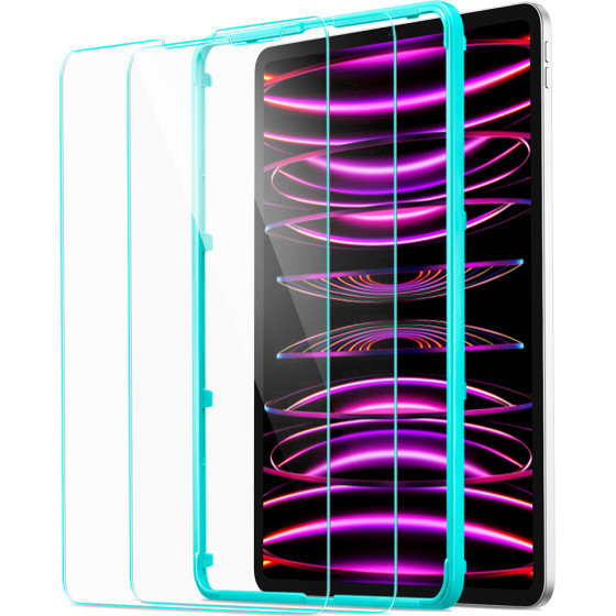 ESR - Tempered Glass 9H (2 pack) - Ipad Pro 12.9 (2018 / 2020 / 2021 / 2022) - Clear