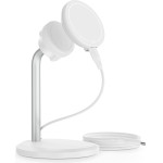 ESR - Wireless Charger Halolock Shift - Stand With Removable Magnetic Pad, Magsafe Compatible - White