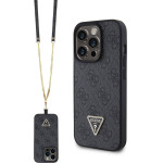 Guess - Crossbody 4G Metal Logo - Iphone 15 Pro - Black - (GUHCP15LP4TDSCPK)