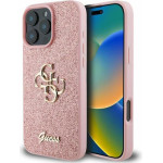 Guess - Glitter Fixed Big 4G - Iphone 16 Pro - Pink - (GUHCP16LHG4SGP)