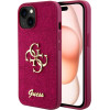 Guess - Glitter Script Big 4G - Iphone 15 - Magenta - (GUHCP15SHG4SGU)