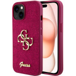 Guess - Glitter Script Big 4G - Iphone 15 - Magenta - (GUHCP15SHG4SGU)