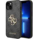 Guess - Hardcase 4G Big Metal Logo - Iphone 15 - Grey - (GUHCP15S4GMGGR)