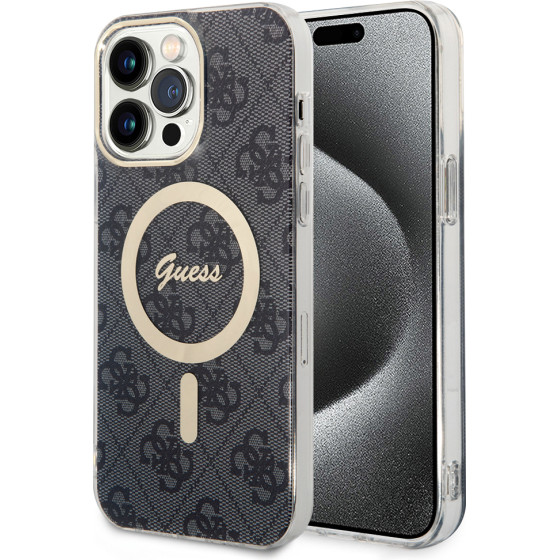 Guess - Iml 4G Magsafe - Iphone 15 Pro Max - Black - (GUHMP15XH4STK)