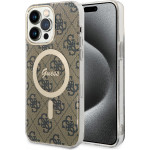 Guess - Iml 4G Magsafe - Iphone 15 Pro Max - Brown - (GUHMP15XH4STW)