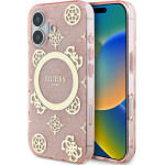 Guess - Iml Peony On 4G Background Magsafe - Iphone 16 - Pink - (GUHMP16SH4PYEEP)