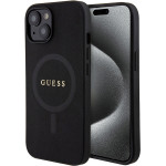 Guess - Saffiano Magsafe - Iphone 15 - Black - (GUHMP15SPSAHMCK)