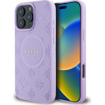 Guess - Saffiano Peony Classic Logo Magsafe - Iphone 16 Pro Max - Purple - (GUHMP16XPSAPSMEU)