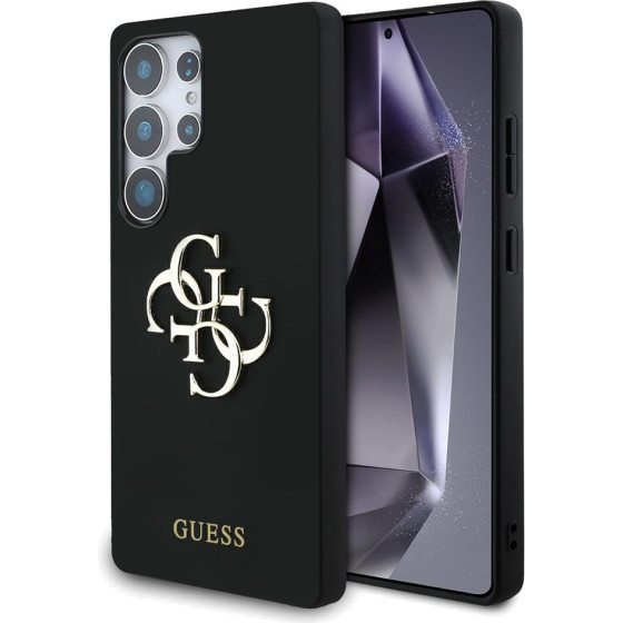 Guess - Silicone 4G Big Metal Logo - Samsung Galaxy S25 Ultra - Black - (GUHCS25LS4SMDK)