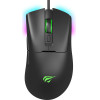 Havit - Wired Gaming Mouse (MS966) - With Rgb Lights, 800/1600/3200/6400/8000/12000 DPI, 1.6m, 5V - Black