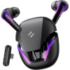 Havit - Wireless Earbuds (TW970) - For Gaming, With Dongle, Bluetooth 5.3, RGB, Type-C, 400mAh - Black - (TW970;BLACK)