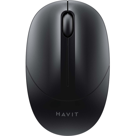 Havit - Wireless Mouse (MS54GT) - 2.4GHz, 1600 DPI, ABS, PC, Aa Battery - Black