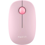 Havit - Wireless Mouse (MS57GT) - 2.4GHz, 1600 DPI, ABS, PC, Aa Battery - Pink