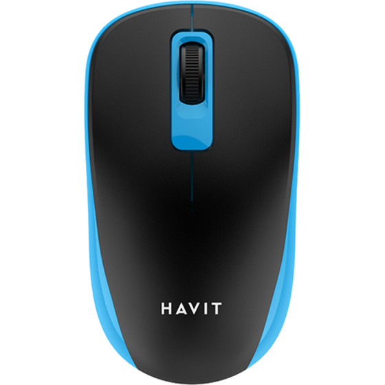 Havit - Wireless Mouse (MS626GT) - 2.4GHz, 1200 DPI, Aa Battery - Black / Blue