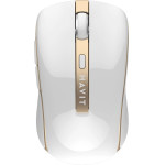 Havit - Wireless Mouse (MS951GT) - 2.4GHz, 1000/1200/1600 DPI, Aa Battery - White / Golden