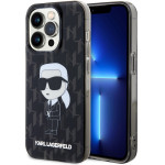 Karl Lagerfeld - Hardcase Monogram - Iphone 15 Pro Max - Ikonik - (KLHCP15XHNKMKLK)