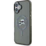 Karl Lagerfeld - Iml Magsafe - Iphone 16 - Metal Karl&Choupette Head - (KLHMP16SHLSKCK)