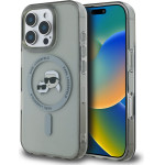 Karl Lagerfeld - Iml Magsafe - Iphone 16 Pro Max - Metal Karl&Choupette Head - (KLHMP16XHLSKCK)
