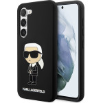 Karl Lagerfeld - Silicone - Samsung Galaxy S23 - Ikonik - (KLHCS23SSNIKBCK)