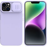 Nillkin - Camshield Silky Magsafe Silicone - Iphone 15 Plus - Misty Purple
