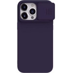 Nillkin - Camshield Silky Magsafe Silicone - Iphone 15 Pro Max - Dark Night Purple