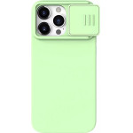 Nillkin - Camshield Silky Magsafe Silicone - Iphone 15 Pro Max - Mint Green