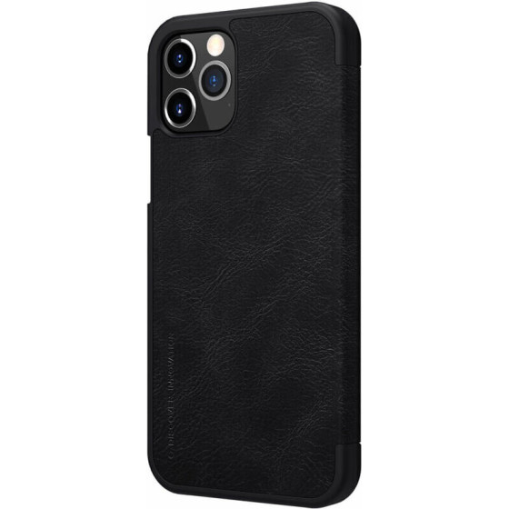 Nillkin - Qin Leather Case - Iphone 12 Pro Max - Black
