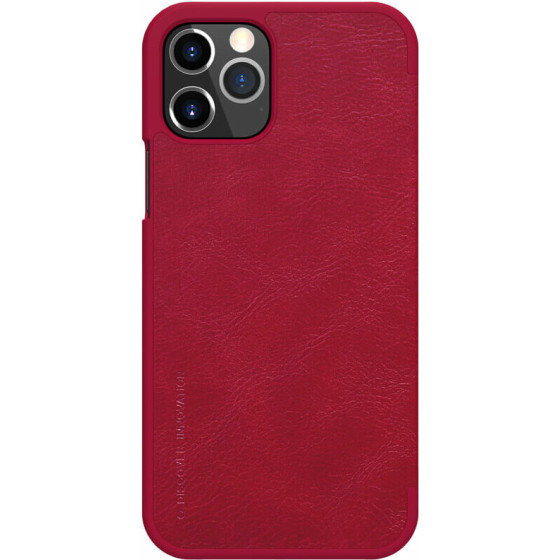 Nillkin - Qin Leather Case - Iphone 12 Pro Max - Red
