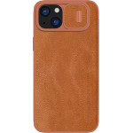 Nillkin - Qin Leather Case - Iphone 15 Plus - Brown