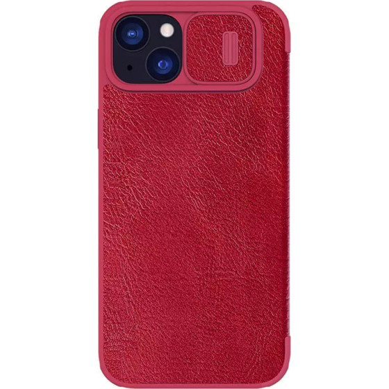 Nillkin - Qin Leather Case - Iphone 15 Plus - Red
