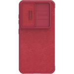 Nillkin - Qin Leather Pro Case - Samsung Galaxy S23 Plus - Red