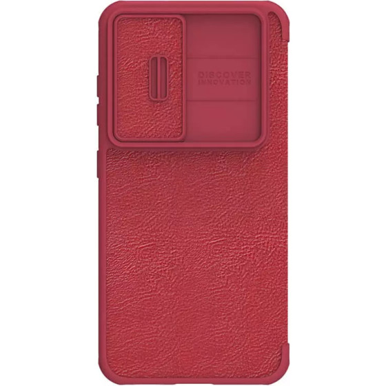 Nillkin - Qin Leather Pro Case - Samsung Galaxy S23 Plus - Red